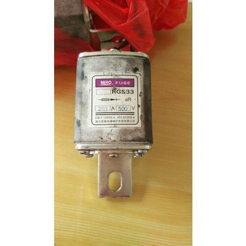 Fuses: RGS33 250A 500V / RGS33 350A 400A 500V aR