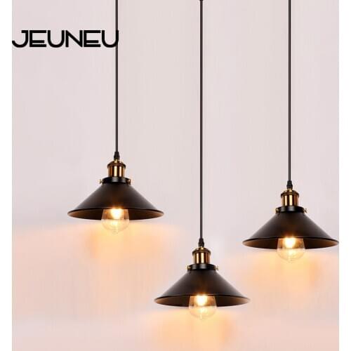 Industrial Retro Pendant Lamps LED Iron Interior Decoration Pendant Light Bedroom Kitchen Restaurant Bar Balcony Small Umbrella