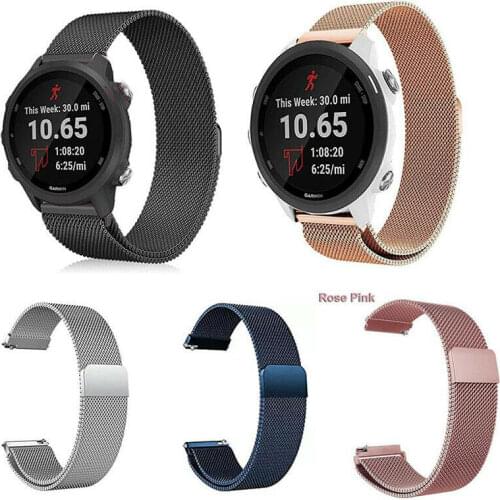 Magnetic Loop Band For Garmin Vivoactive 3 Stainless Steel Replacement Strap Wristwatch Band For Garmin Vivoactive 3