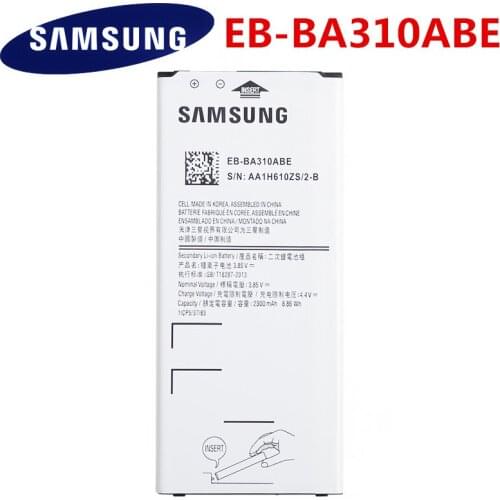 SAMSUNG Orginal EB-BA310ABE 2300mAh Battery For Samsung GALAXY A3 2016 Edition A310 A5310A A310F SM-A310F A310M A310Y