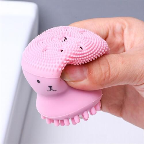 Silicone Face Cleansing Brush Facial Octopus Shape Deep Pore Cleaner Exfoliator Washing Brush Skin Care Massager Makeup Tool