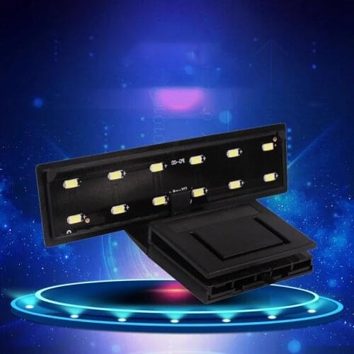 LED Aquarium Light Clip on Small Led Light for Planted Saltwater Freshwater Fish Tank Aquarium Decorative Lamp _WK