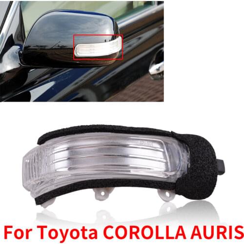 Kamshing Outside Rea Rview Mirror LED Turn Lamp Light For Toyota COROLLA AURIS KUKUS ZELAS REIZ GRX12 SCION PASSO BLADE MARK X