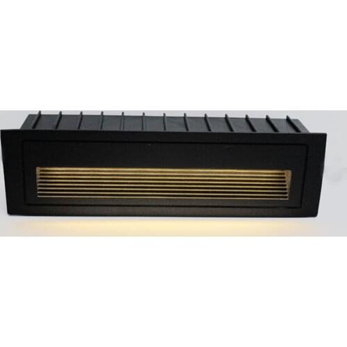 4W LED Stair Light Step Lights Aluminum Outdoor & Indoor Waterproof Embedded Wall Lamp Pathway Deck Underground Step Footlight