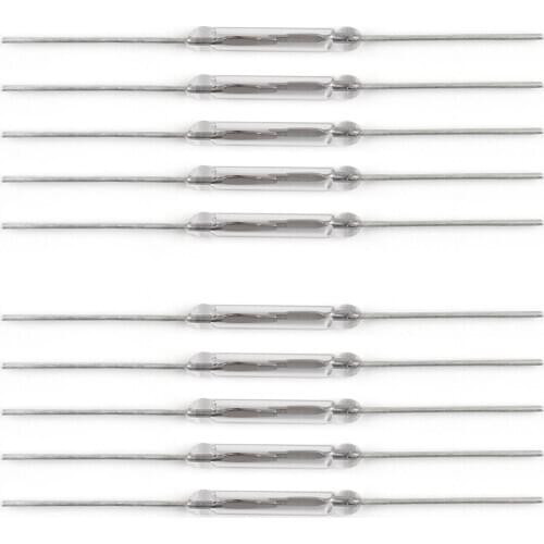 Y213 Dry Reed Pipe Magnetic Control Switch 2*14 mm Normally Open Magnetic Induction Switch 10pcs/lot