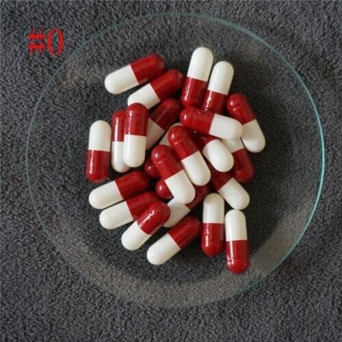 0# 3000pcs 0 Size High Quality Hard Gelatin Empty Capsules, Cosmetic Hollow Gelatin Capsules ,Joined or Separated Capsules