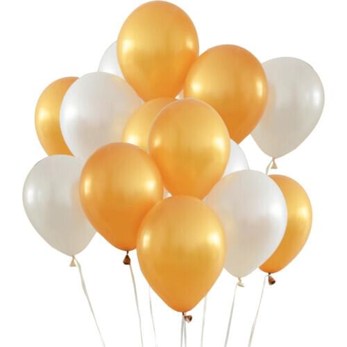10pcs/Lot 10-inch 1.8g Yellow Latex Balloon Air Balls Wedding Decoration happy Birthday Balloons party supplies ballons kids Toy