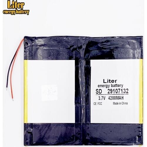 29107132 3.7V lithium polymer battery 3.7V 4200MAH mobile power DIY tablet computer