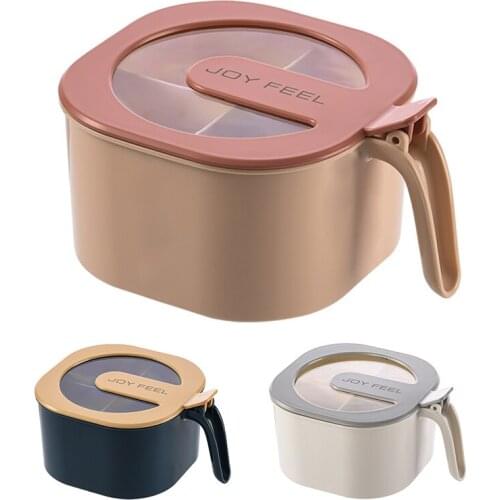 3/1Pcs Seasoning Box Combination Set Four Compartments Kitchen Supplies Multi Compartments With Lid Storage Seasoning Box