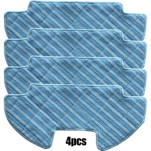 4Pcs Reusable Washable Vacuum Cleaner Mop Cloths For Samsung Powerbot-E VR05R5050WK Parts Accessories
