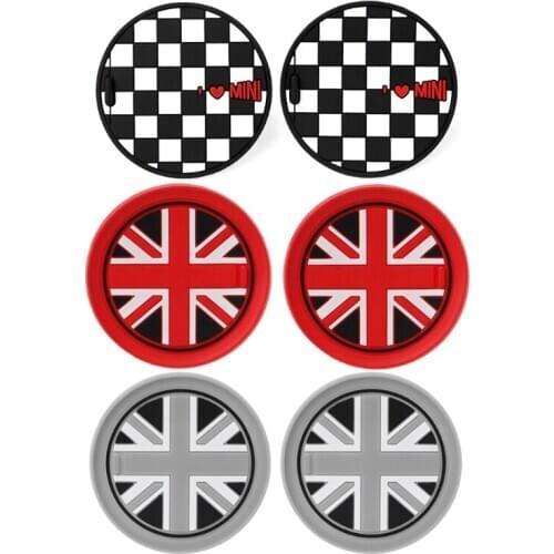 7.7mm Silica Gel Car Cup Anti-slip Pad Mat For BMW Mini Cooper 2011 2012 2013 R55 R56