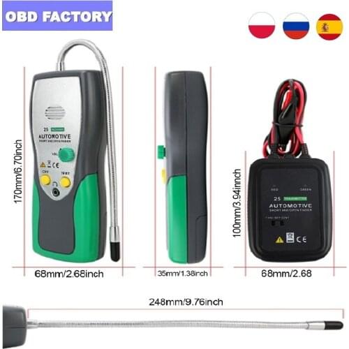 DY25 Automotive Short&Open Circuit Finder Tester Cable Tracker Repair Tool Tester Car Tracer Diagnose Tone Line Finder