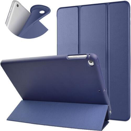 A1893 A1954 for New iPad 9.7 2018 2017 Air 1 Air 2 Case Funda A1822 Soft silicone TPU Leather Smart Cover Auto Sleep A1566 A1475
