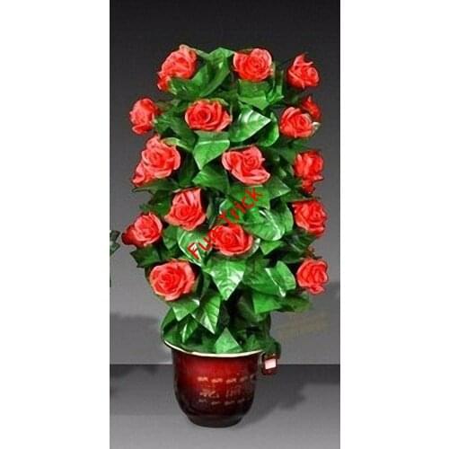 Remote-Control Blooming Flower Bush 20 Flowers -- Magic Trick , Stage Magic