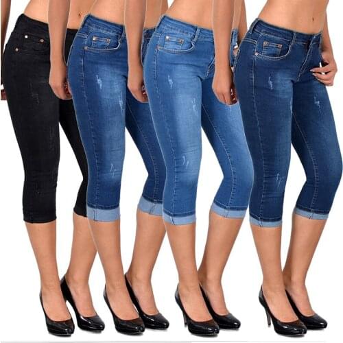 Jeans for Women mom Jeans High Waist Jeans Woman High Elastic plus size Stretch Jeans female washed denim skinny pencil pants
