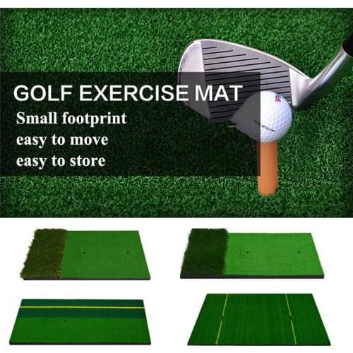 Golf Hitting Mat Golf Training Aids Rubber Grassroots Golf Chipping Driving Cutting Mat Green 30*60CM/40*70cm/60*90cm