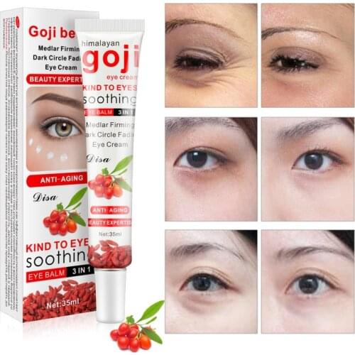 NEW Deep Moisturizing Goji Berry Eye Cream 35ML Anti-Aging and Anti Wrinkle Remove Dark Circles Under Eyes Help Reduce Puffiness