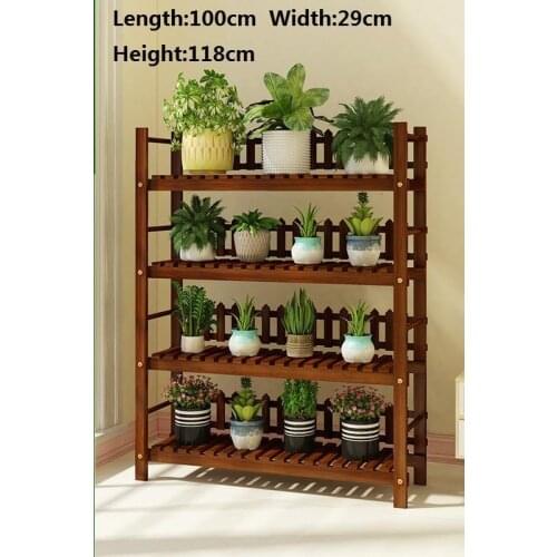Estanteria Para Plantas Ladder Escalera Decorativa Madera Balcony Dekoration Stojak Na Kwiaty Outdoor Flower Stand Plant Shelf