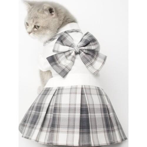 Cat Dress Summer Dog Skirt Puppy Small Dog Clothing Yorkshire Terrier Pomeranian BIchon Frise Poodle Schnauzer Clothes Dresses