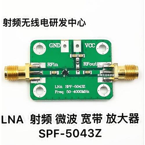 LNA RF Microwave Broadband Amplifier SPF-5043Z