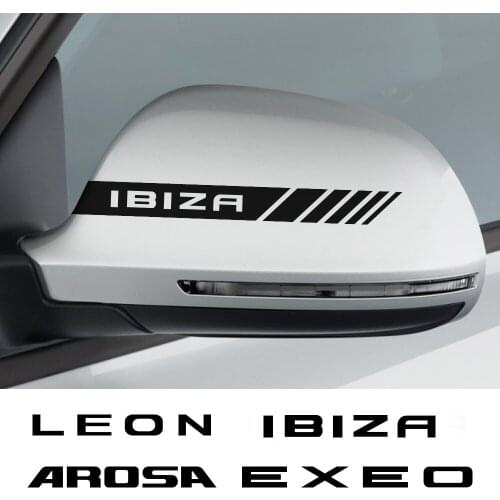 Car Rearview Mirror Cover Stickers 20*2cm 2pcs