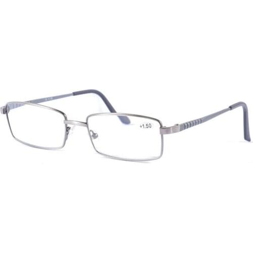 Unisex Aluminum Magnesium Alloy Reading Glasses Magnifier for Women Men Rectangle Metal Frame Presbyopia Eyeglasses +1.0~+3.5