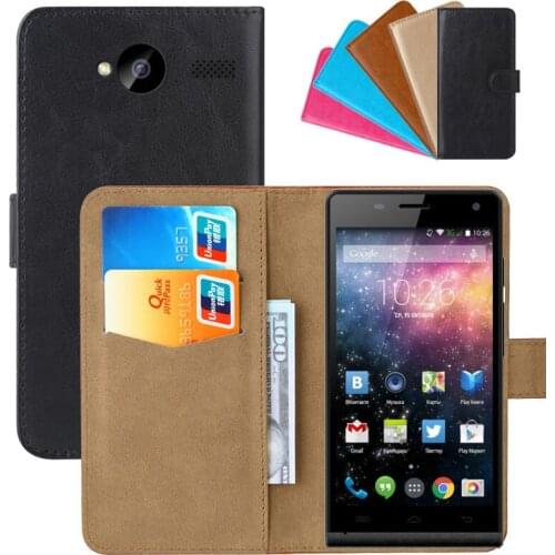Luxury Wallet Case For Highscreen Verge PU Leather Retro Flip Cover Magnetic Fashion Cases Strap