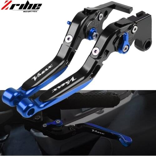 For Yamaha V-MAX VMAX 1200 1990-2008 2007 Motorcycle Accessories Extendable Adjustable Foldable Handle Levers Brake Clutch Lever