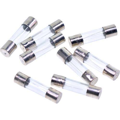 10pcs/lot One Sell 5*20mm 6*30mm Fast Blow Glass Tube Fuses 5x20 6x30 mm 250V 0.5 1 2 3 4 5 6 8 10 15 20 25 30 A AMP Fuse