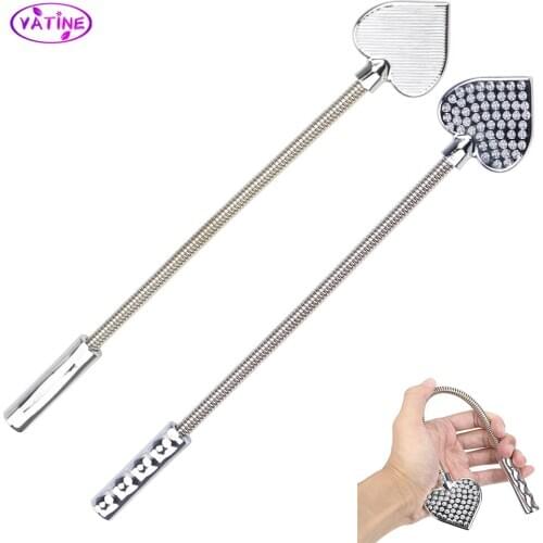 VATINE Metal SM Bondage Toy Sex Tools For Couples Slave Play Sex Toys For Women Man Bendable Whip Flogger Erotic Sex Mashine