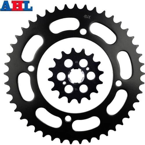 Motorcycle Parts 45T 16T Front Rear Sprocket for YAMAHA XV250 V Star 1989-2018 XV240 Virago 1989 Gear Fit 520 Chain