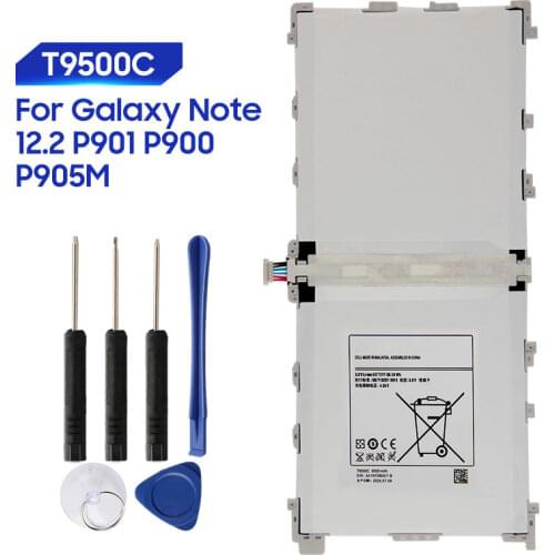 Original Samsung Battery For Galaxy Note 12.2 P900 P901 P905 SM-T900 SM-P900 Genuine Tablet Battery T9500E T9500C T9500U T9500K