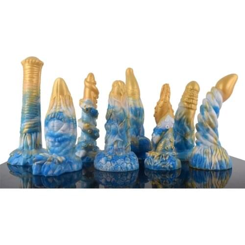 Alien Penis Anal Plug Realistic Dildo soft material Huge Big Penis Female Masturbation Cup Sex Toys for Woman Strapon Products