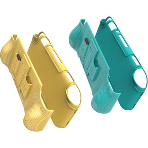 Grip Case TPU Protective Cover Skin Shell with 2 Game Card Slots for Switch Lite LX0B