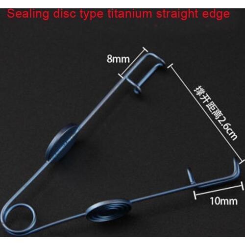Ophthalmic childrens eye-opening device Titanium alloy round straight edge Sealing Microscopic Medical Ophthalmic Instruments