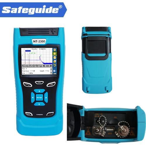 MT-2300plus 3.5 inch color TFT-LCD (touch screen) Multi-functions Optical Time Domain Reflectometer Upto 28dB High Dynamic Range