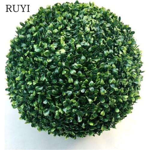 Artificial Milan Grass Ball Simulation Green Plants Ball 8 Size Fake Flower For Wedding Home Shop Window Hotel Office decoration
