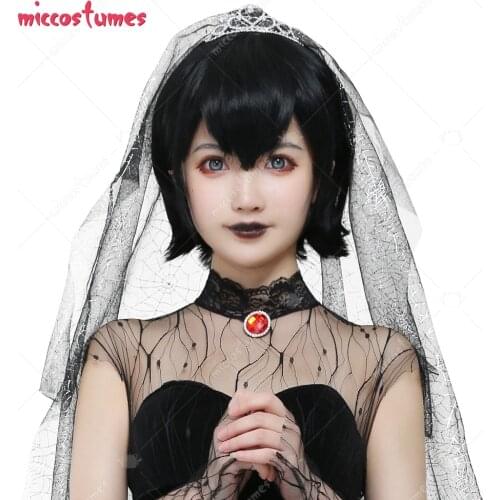 Mavis Dracula Cosplay Black Short Wig