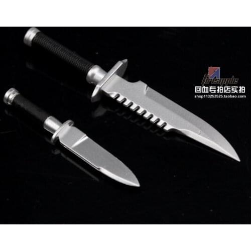 1/6 soldiers knife model plastic dagger size two painted super good non-HT spot Action Figures