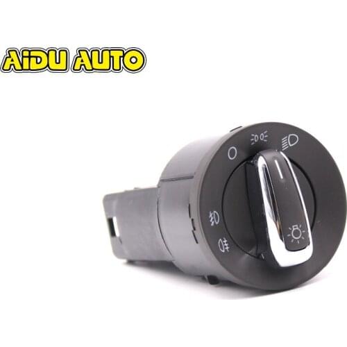 CHROME HEADLIGHT HEADLAMP FOG LAMP KNOB SWITCH FOR VW JETTA 4 GOLF 4 MK4 BORA PASSAT B5 B5.5 3BD 941 531