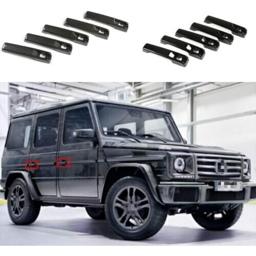 For Mercedes Benz G Class W463 W464 G65 G55 G63 G500 G550 G350 2009-2019 fiber Auto outer door handle cover