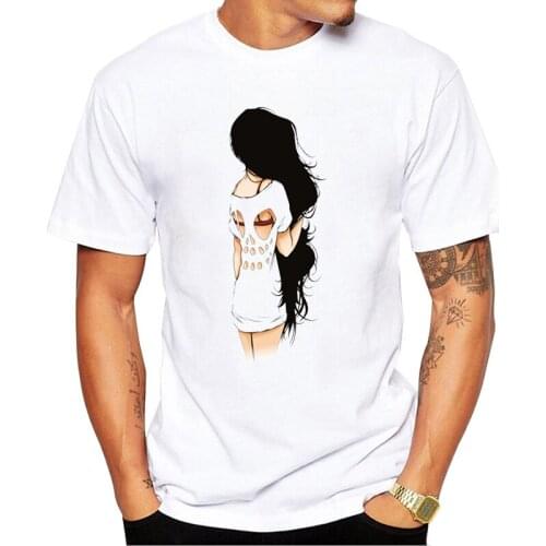 TEEHUB New Hipster Good Girl Men T-Shirt Short Sleeve Casual Tshirts Sexy Gril Printed t shirts Funny Tee