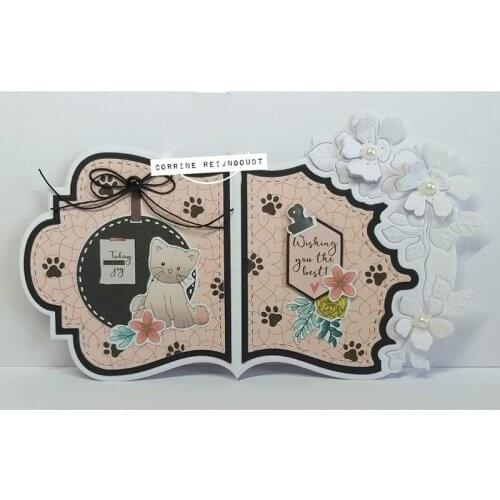 Page Frame Craft Dies Cut Diy Handmade Mold Scrapbooking Paper Metal Craft Dies for Card Making Cut Dies 2021 Embossing New