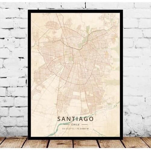 Santiago Chile Poster