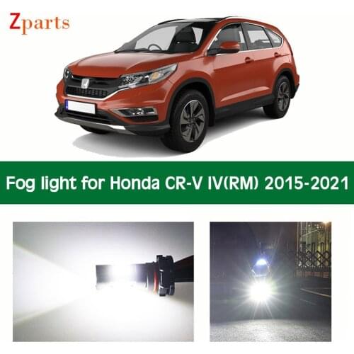 LED Fog Light For Honda CR-V IV(RM) 2015 - 2021 Foglamp Bulb Ice Lamp Blue White Yellow Red Daytime Running Lights 12V 6000K
