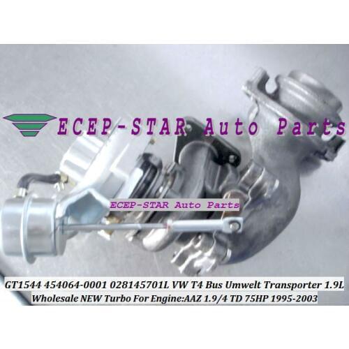 Free Ship GT1544S 454064-5001S 454064-0001 454064 028145701L Turbo For Volkswagen VW T4 BUS Transporter 1995-03 AAZ Umwelt 1.9L