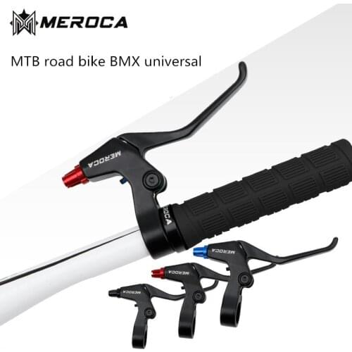 Bicycle brake lever 4 fingers lengthened aluminum alloy mountain bike road bike BMX universal for 22.2mm handlebar
