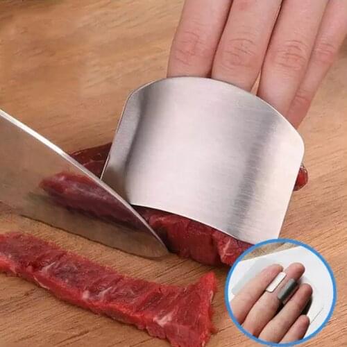 Finger Guards, High-grade Stainless Steel Hand Guards, Vegetable Cutter, Finger Protection, Kitchen Tools Kitchen Accessories