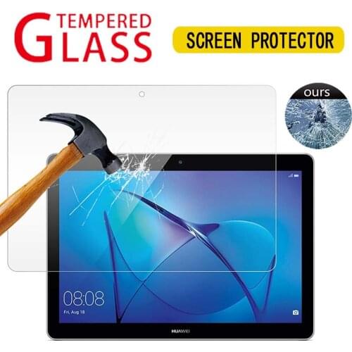 For Huawei MediaPad T3 10 9.6 Inch 9H HD Anti-fingerprint Anti-Shatter Tablet Tempered Glass Bubble Free Screen Protective Film