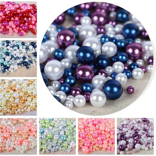 4/5/6/8/10 mm mixed with imitation pearl without hole loose bead of DIY accessories nail bead machine tool accessories
